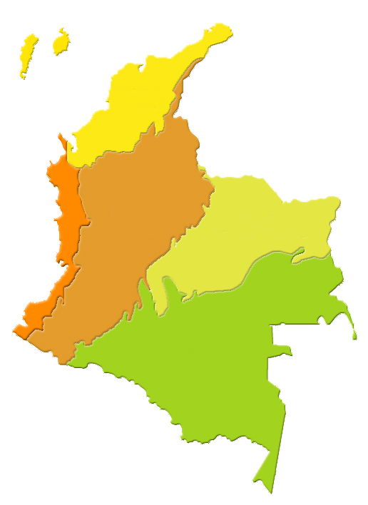 Mapa Regiones Naturales De Colombia Imagui